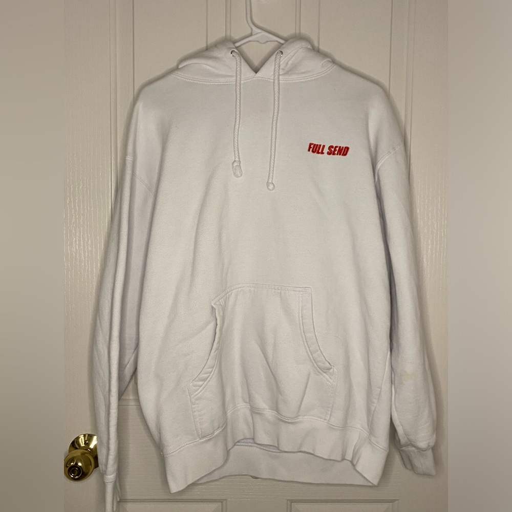 ‼️RARE‼️ Full Send Nelk Boys Classics White Hoodie